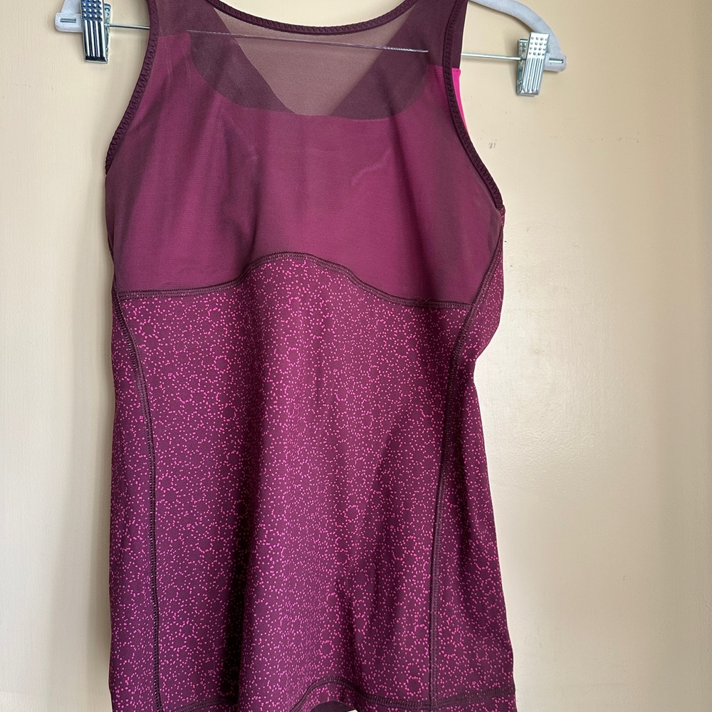 Lululemon Athletica Burgundy Tank Top